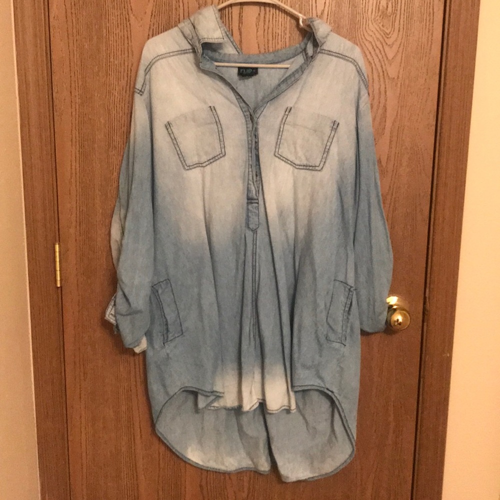 Denim top